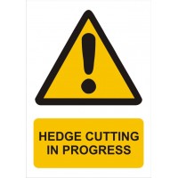 Hedge Cutting In Progress